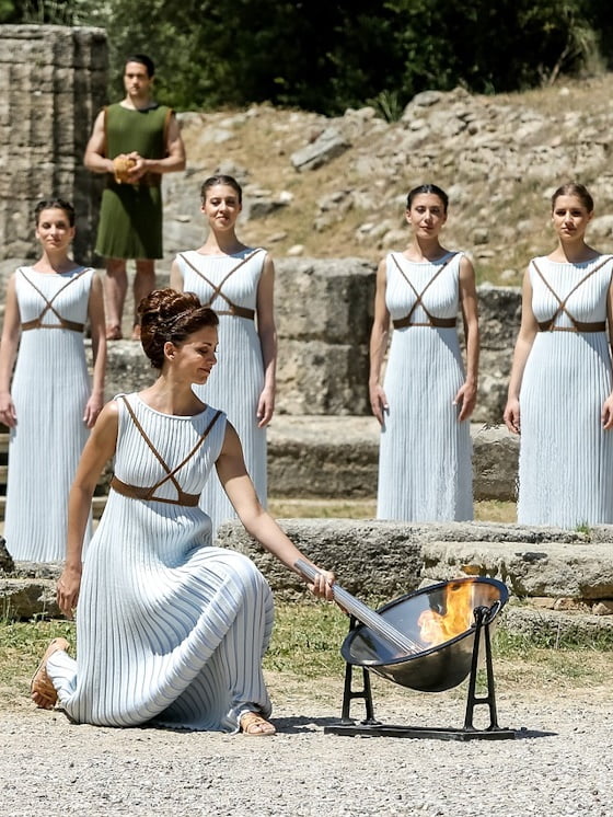 Αρχαία Ολυμπία Ολυμπιακή Φλόγα